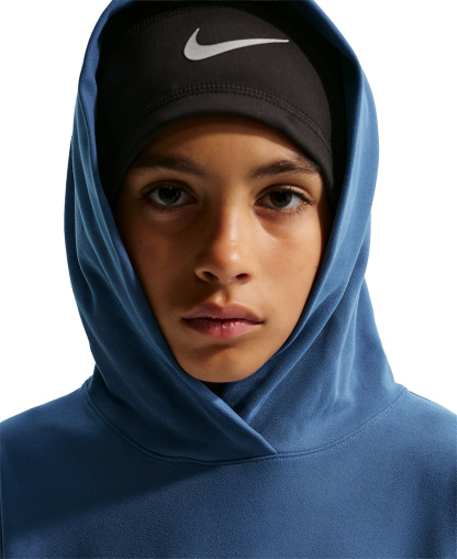 Nike Boys' 8-20 DRI-FIT Hooded Sweatshirt - Mystic Navy/black
