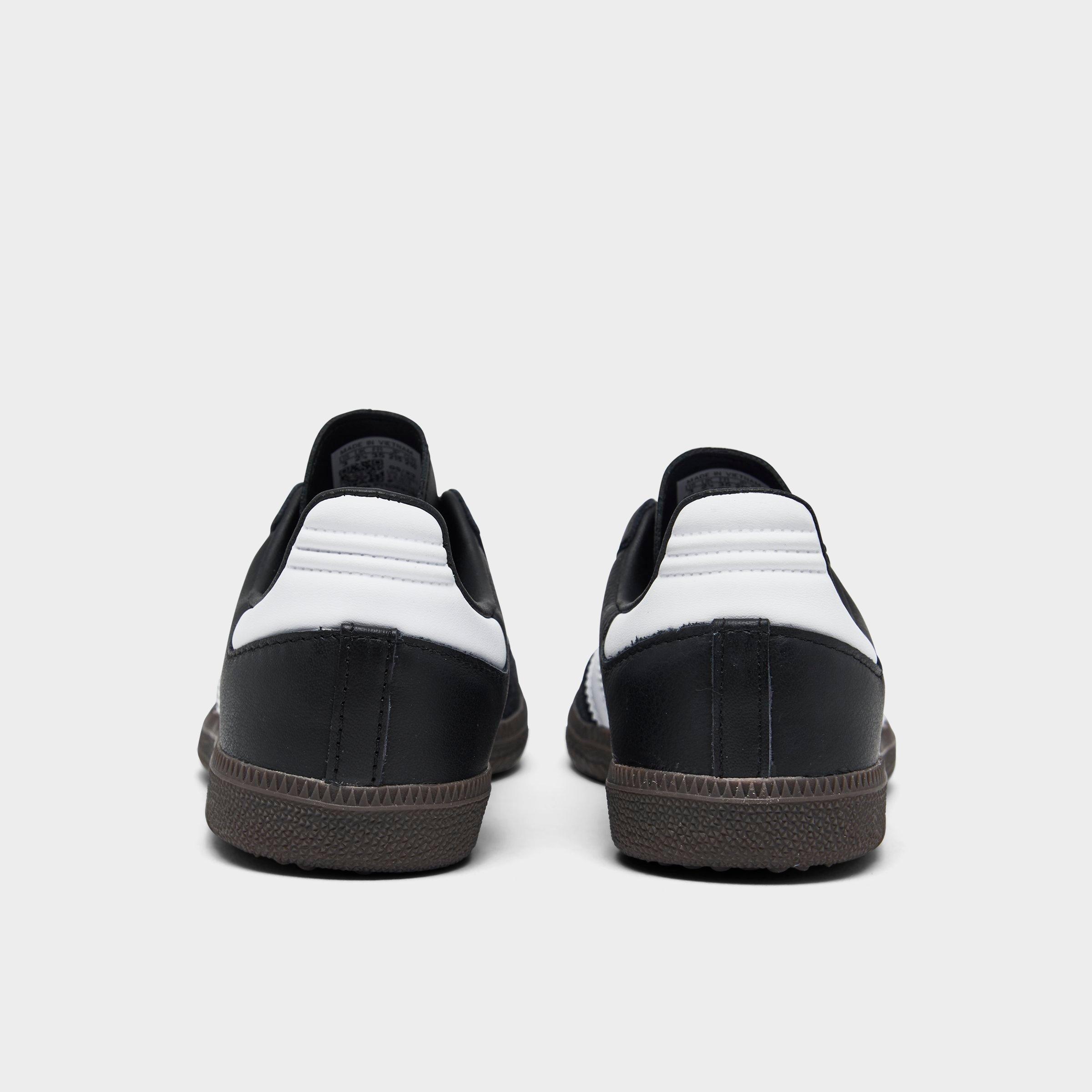 Little Kids' adidas Originals Samba OG Casual Shoes - Core Black/Footwear White/Gum 5 - Back view