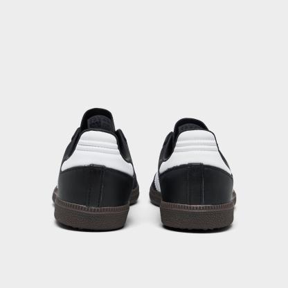 Little Kids' adidas Originals Samba OG Casual Shoes - Core Black/Footwear White/Gum 5 - Back view