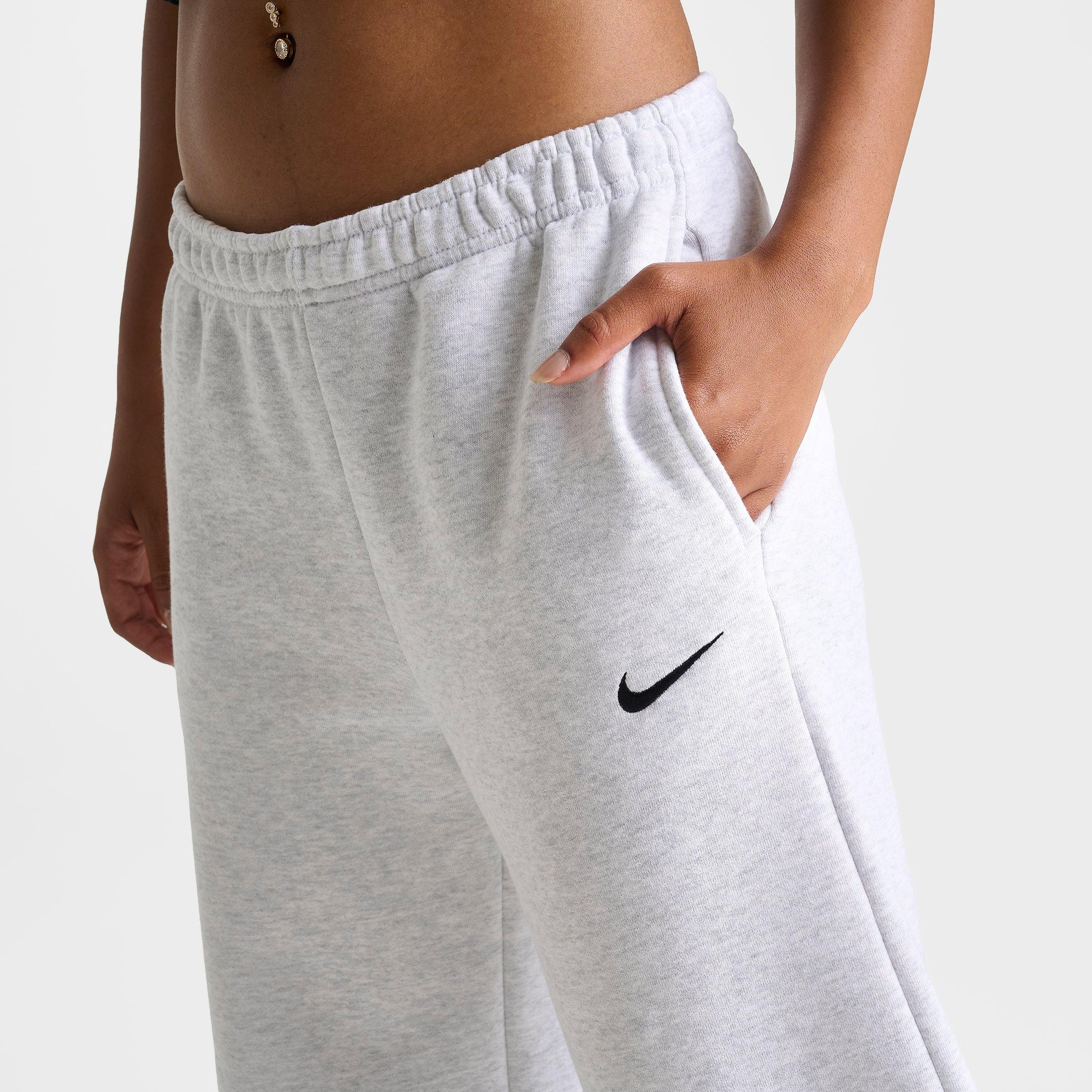 Women's Nithtke Studio Fleece Medium-Weight Wide-Leg Pants - Birch Heather/Black