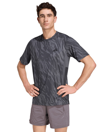 adidas Men's Cool Intensity Workout Short-Sleeve T-Shirt - Gray Six