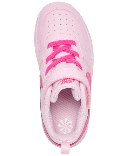 Nike Infant-Toddler Kids Court Borough Low Recraft Fastening Strap Casual Sneakers from Finish Line - Pink