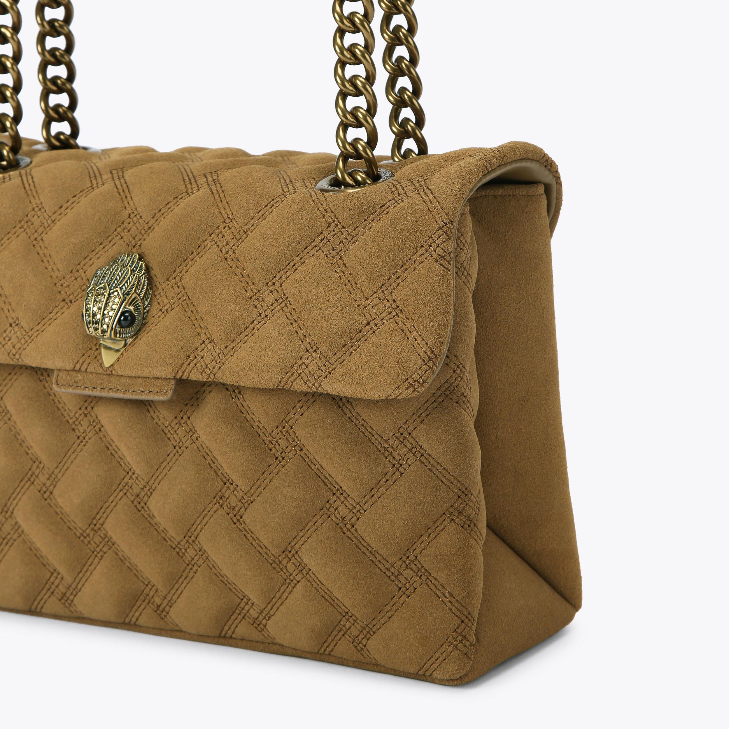 Kurt Geiger London Leather Kensington Bag - Tan - view 6
