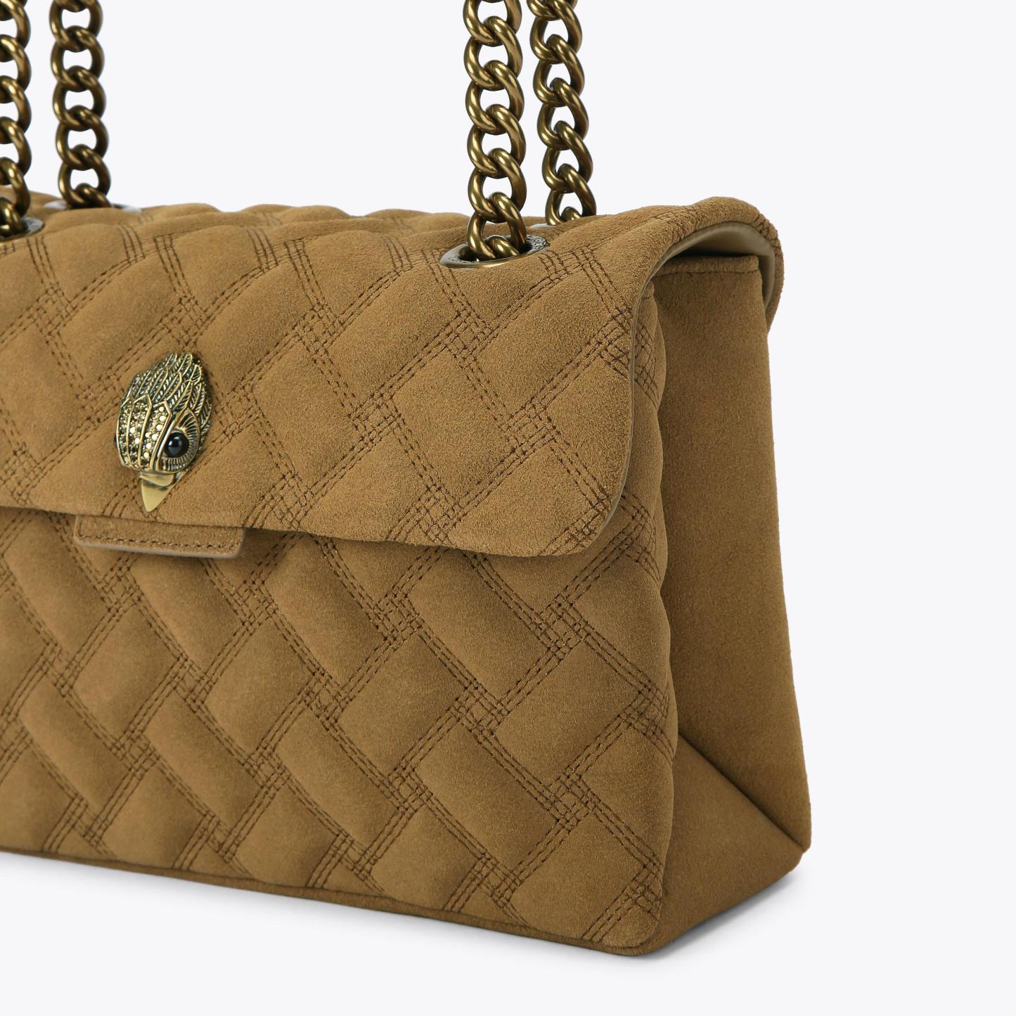 Kurt Geiger London Leather Kensington Bag - Tan - view 6