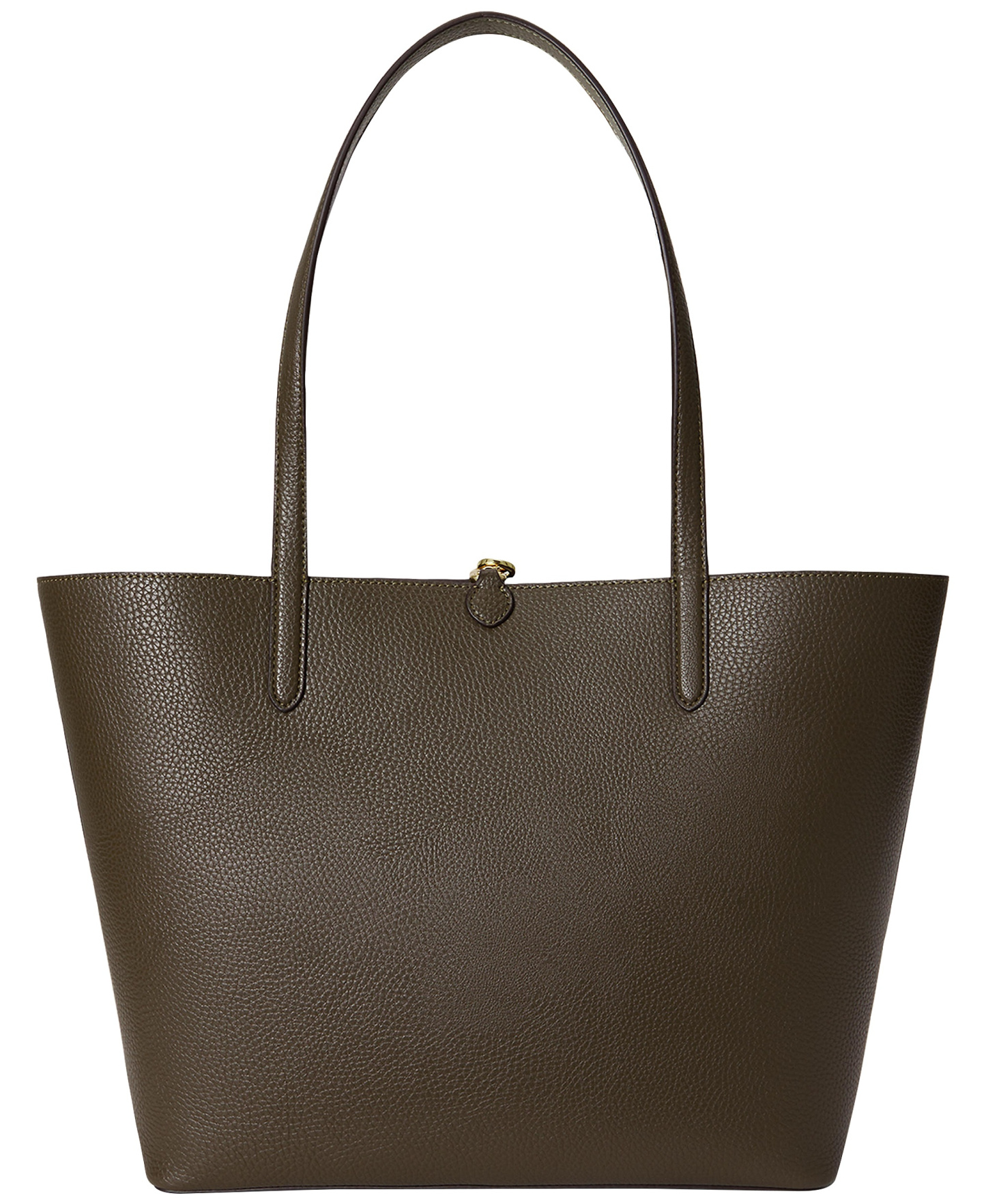 Lauren Ralph Lauren Faux-Leather Reversible Extra Large Tote Handbag - Botanic Green/Sage Green