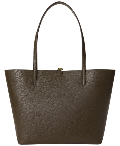 Lauren Ralph Lauren Faux-Leather Reversible Extra Large Tote Handbag - Botanic Green/Sage Green