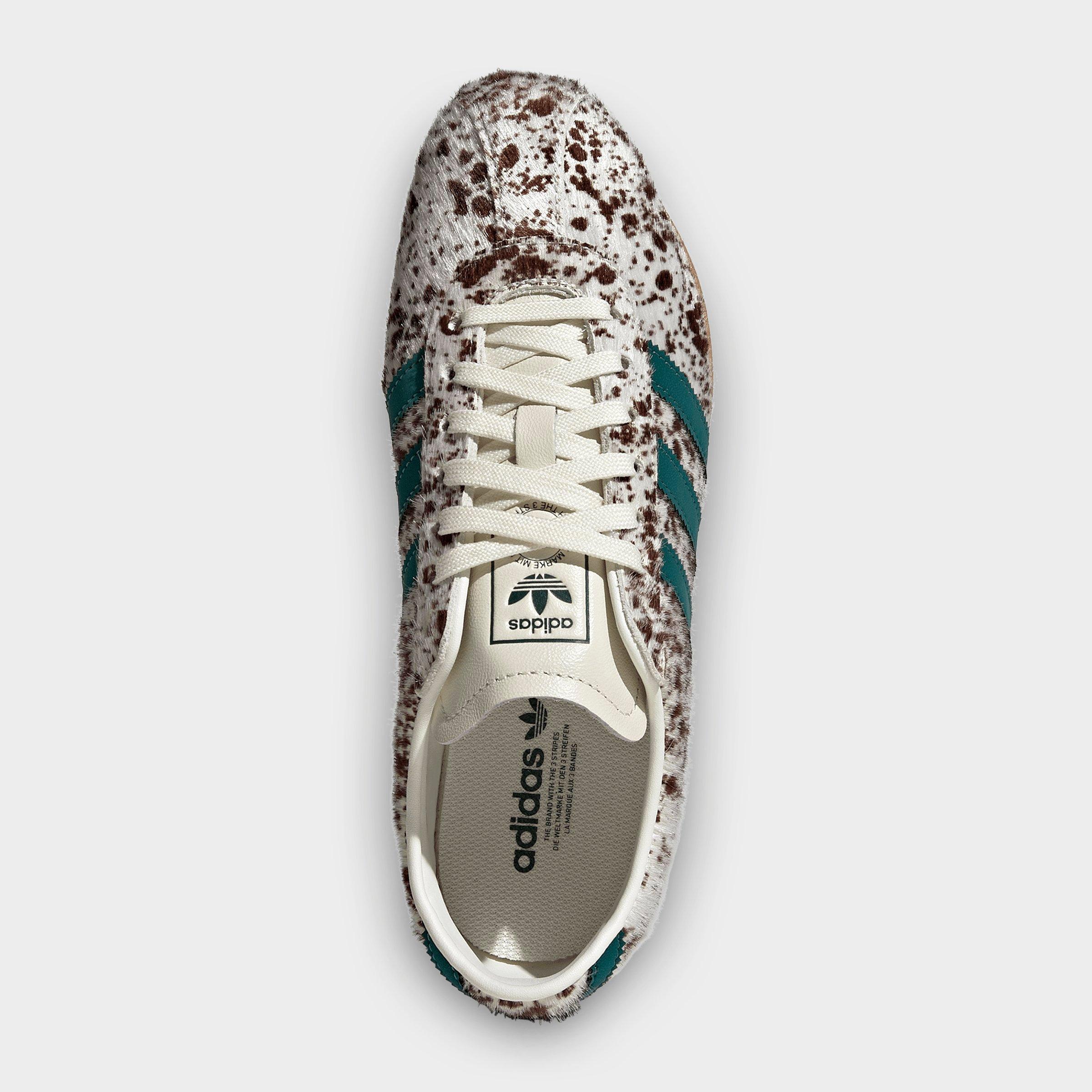 Women's adidas Originals Tokyo Casual Shoes - Part 2 - Off White/Rich Green/Dark Brown - Top view