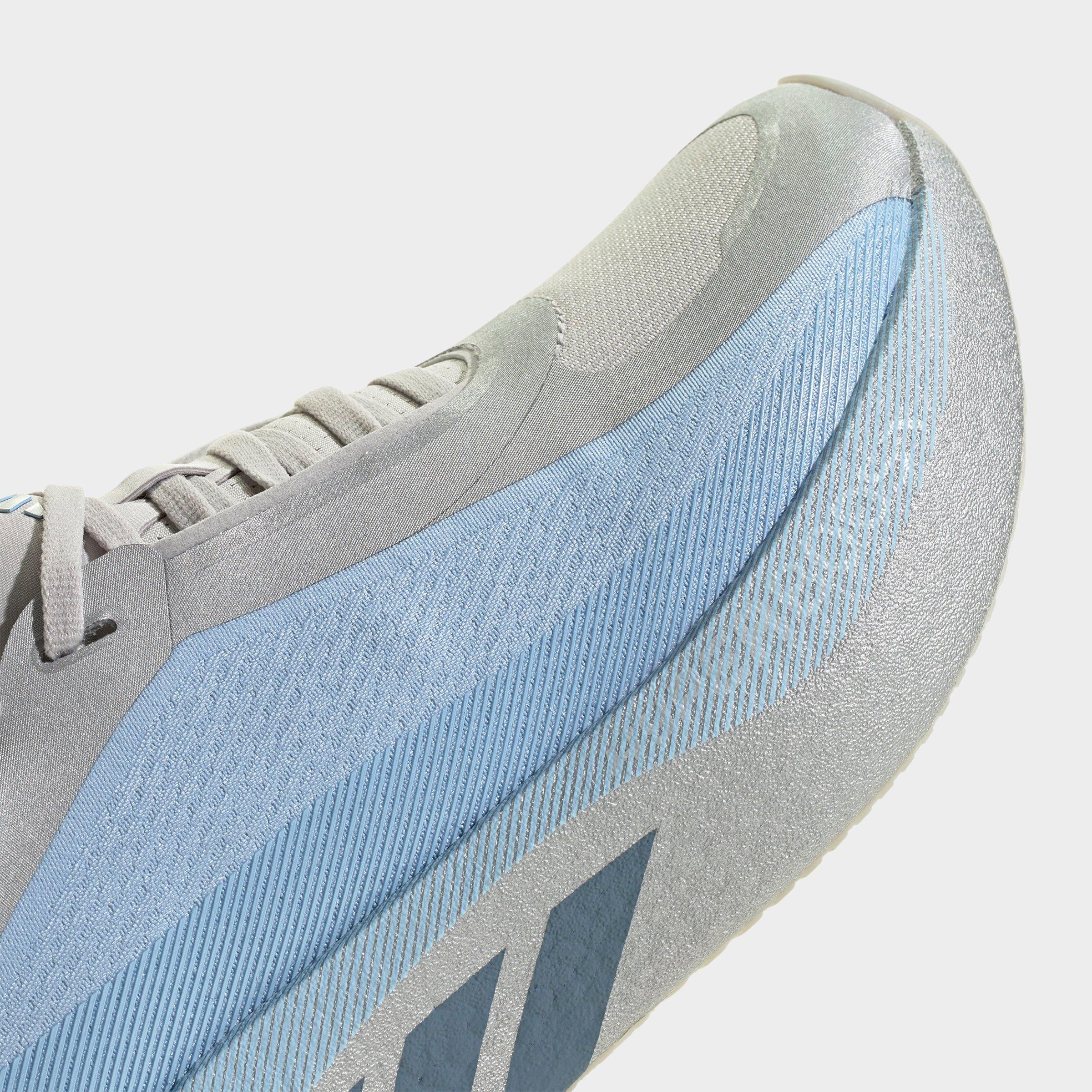 Women's adidas Hyperboost Edge Running Shoes - Part 1 - Grey Two/Steel/Clear Sky - Detail shot