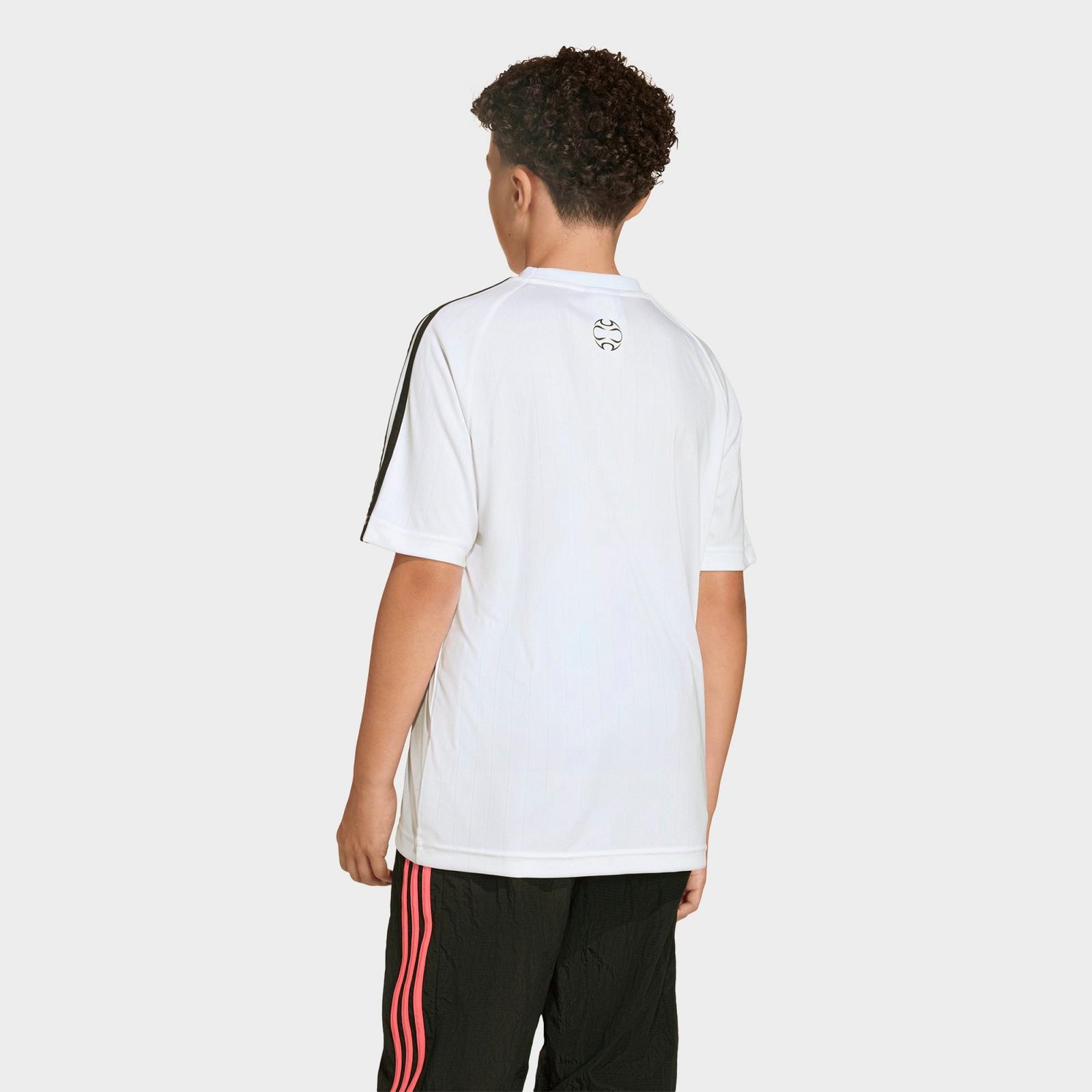 Big Kids' adidas Originals Teamgeist T-Shirt - White/Black - view 3