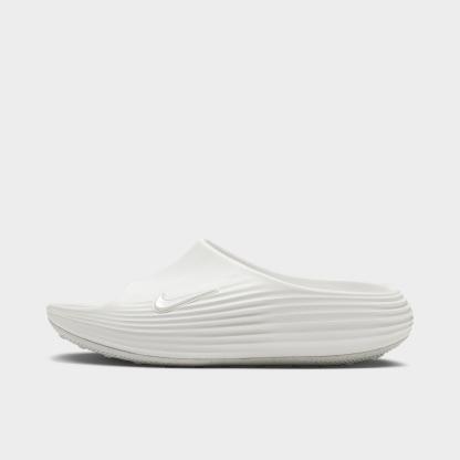 Women's Nithtke ReactX Rejuven8 Slide Sandals - Sail/Sail/Sail - Left shoe facing left. Outside of the shoe.
