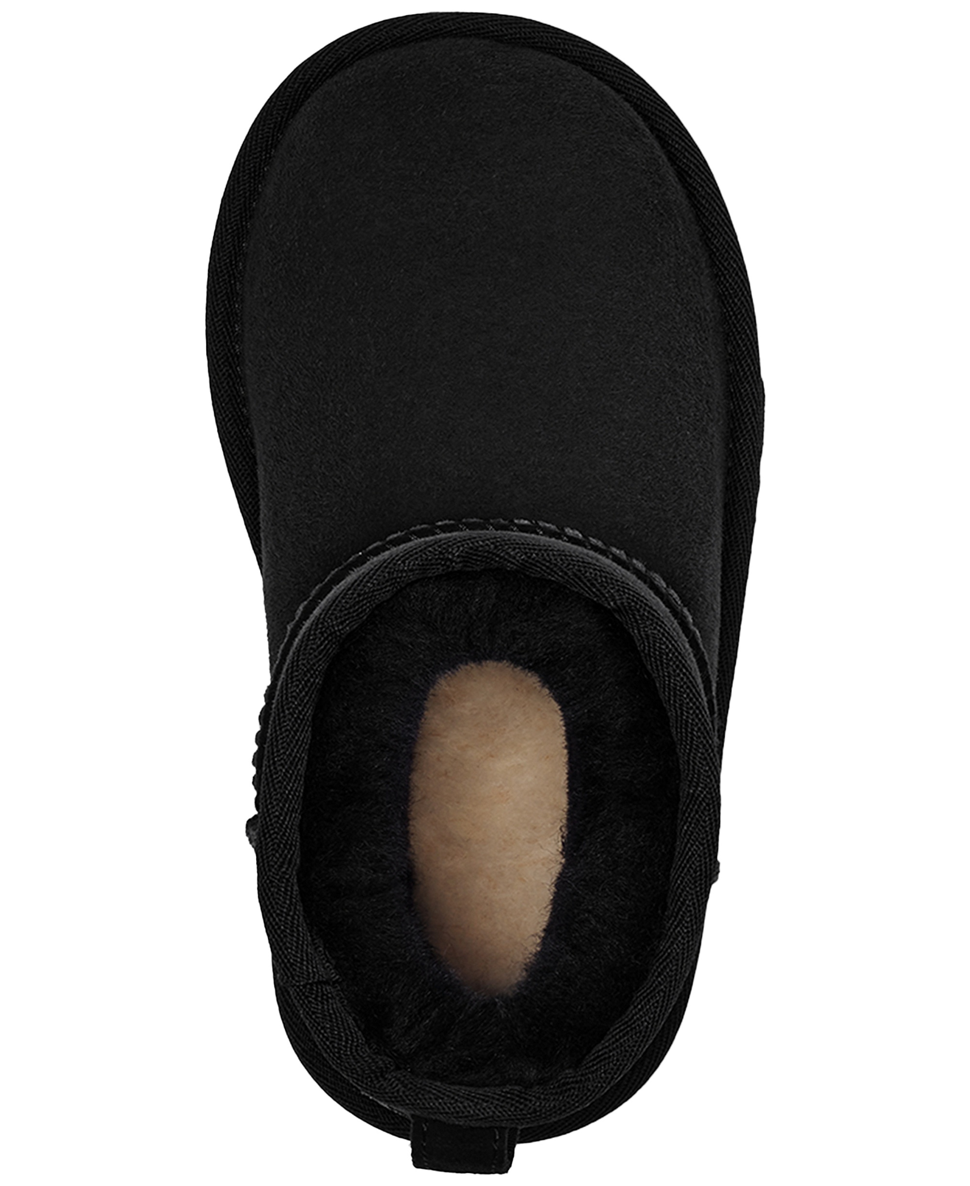 UGG® Toddler Kids Classic Mini II Round Toe Booties - Black