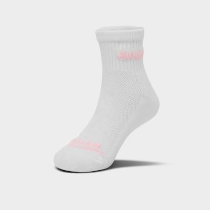 Girls' Big Kids' Jordan Cushioned Ankle Socks (6-Pack) - Pink Foam/White/Grey - view 3
