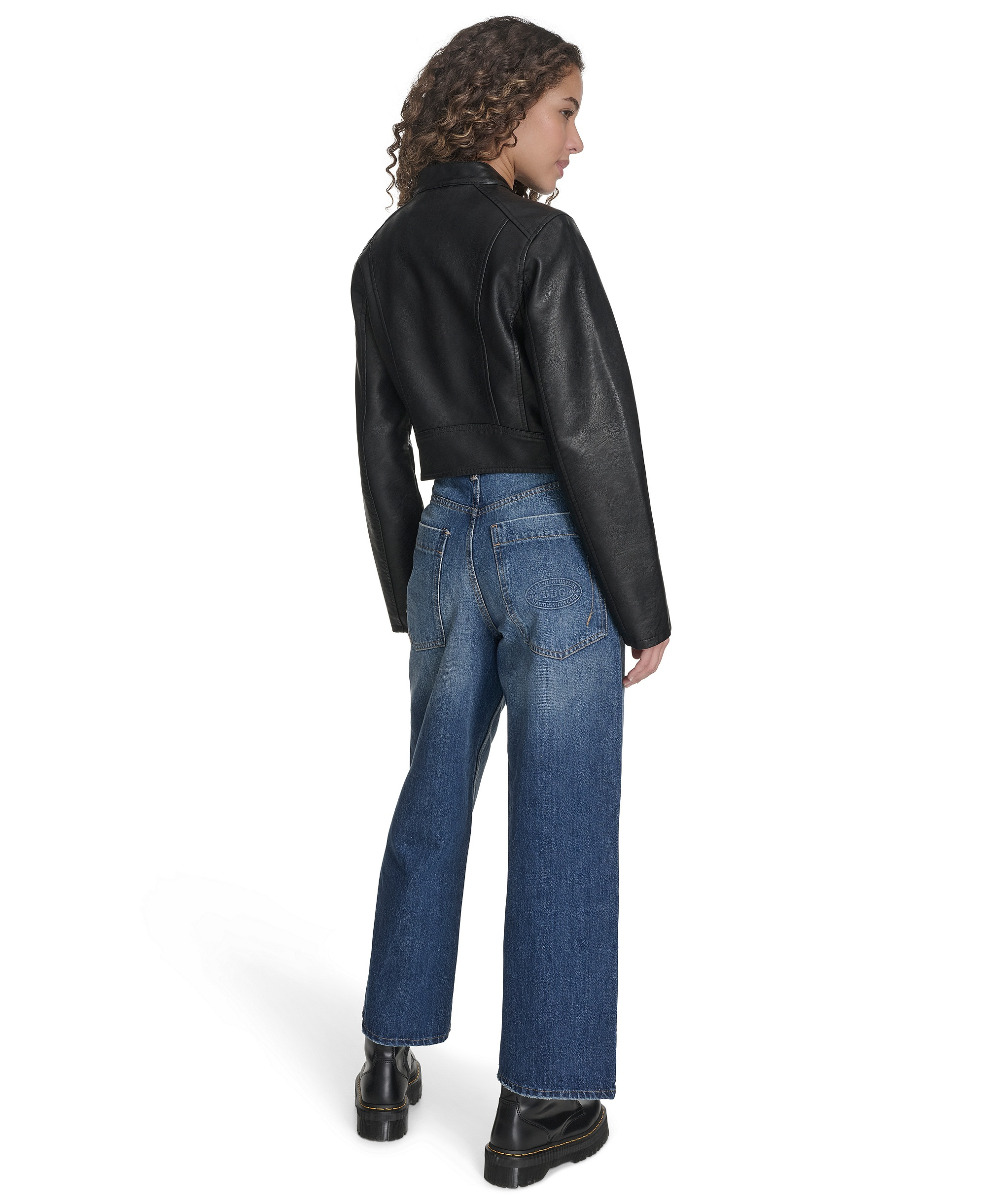 Levi's Women's Faux Leather Racer Jacket - Black