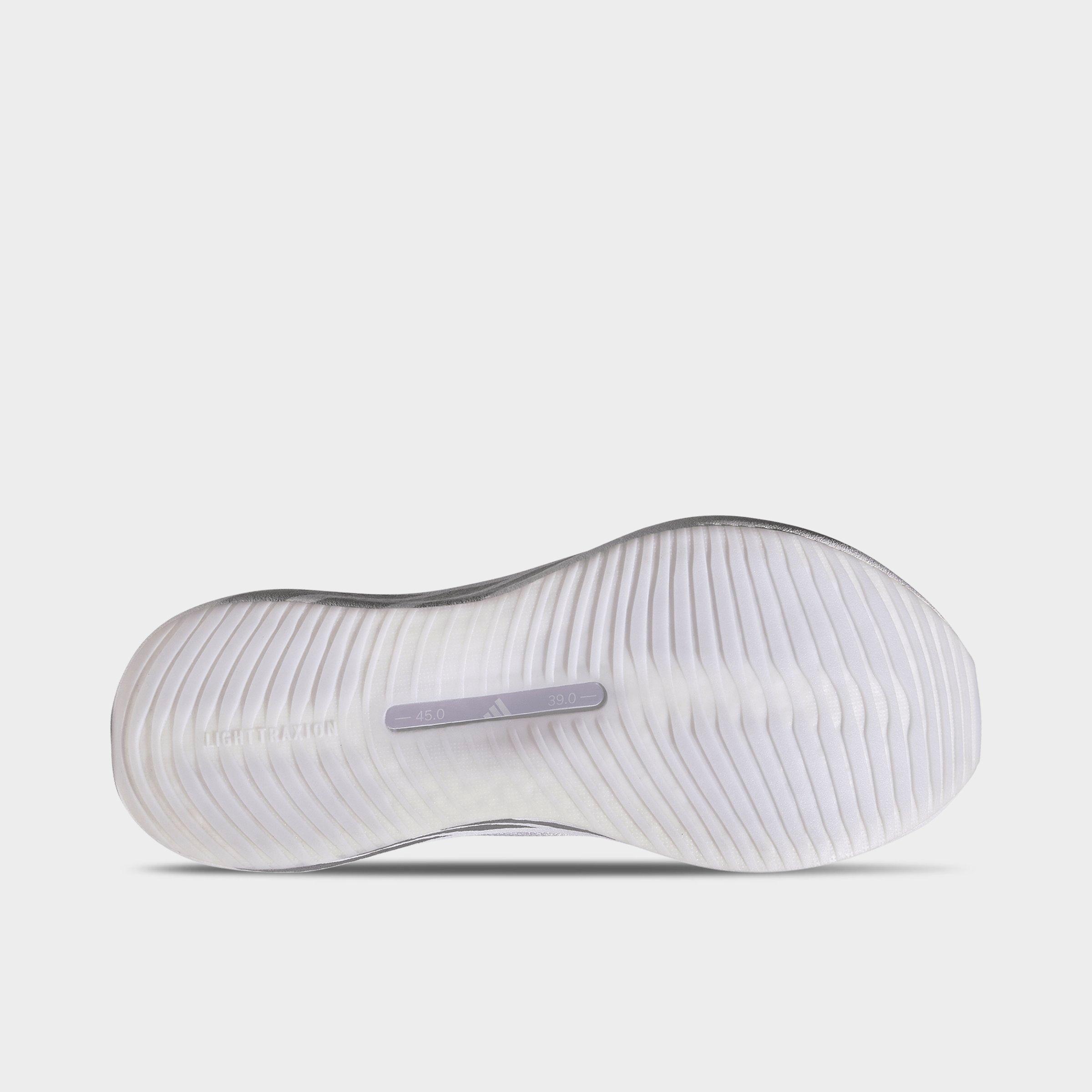 Women's adidas Hyperboost Edge Running Shoes - Part 2 - Frozen Purple/Silver Metallic/Silver Dawn - Bottom view
