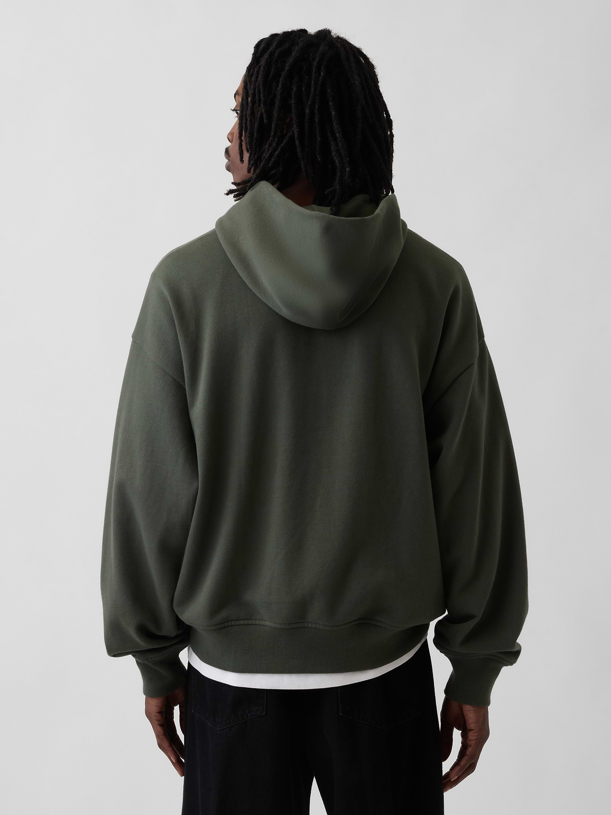 Adult Heavyweight Oversized Hoodie - DEEP DEPTHS GREEN