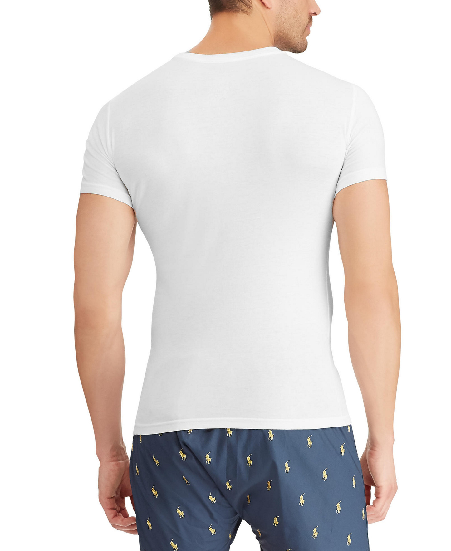 Polo Ralph Lauren Men's 3-Pack Slim Fit Crewneck Undershirt - White