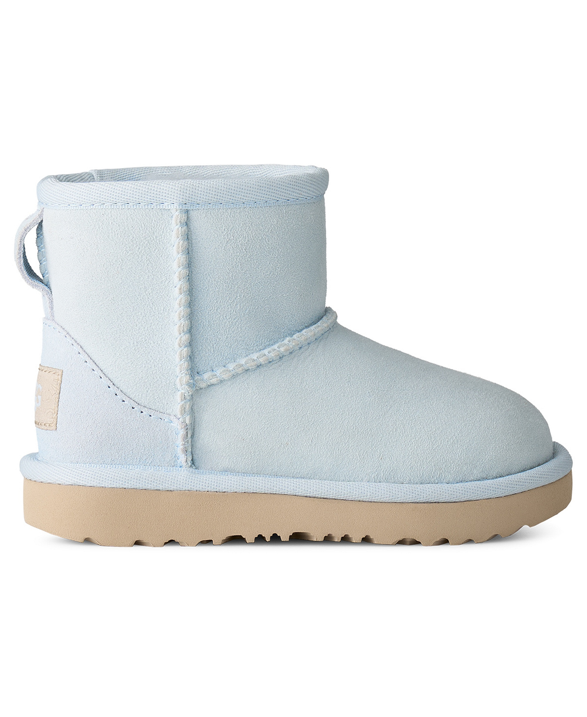 UGG® Toddler Kids Classic Mini II Round Toe Booties - Sky Blue