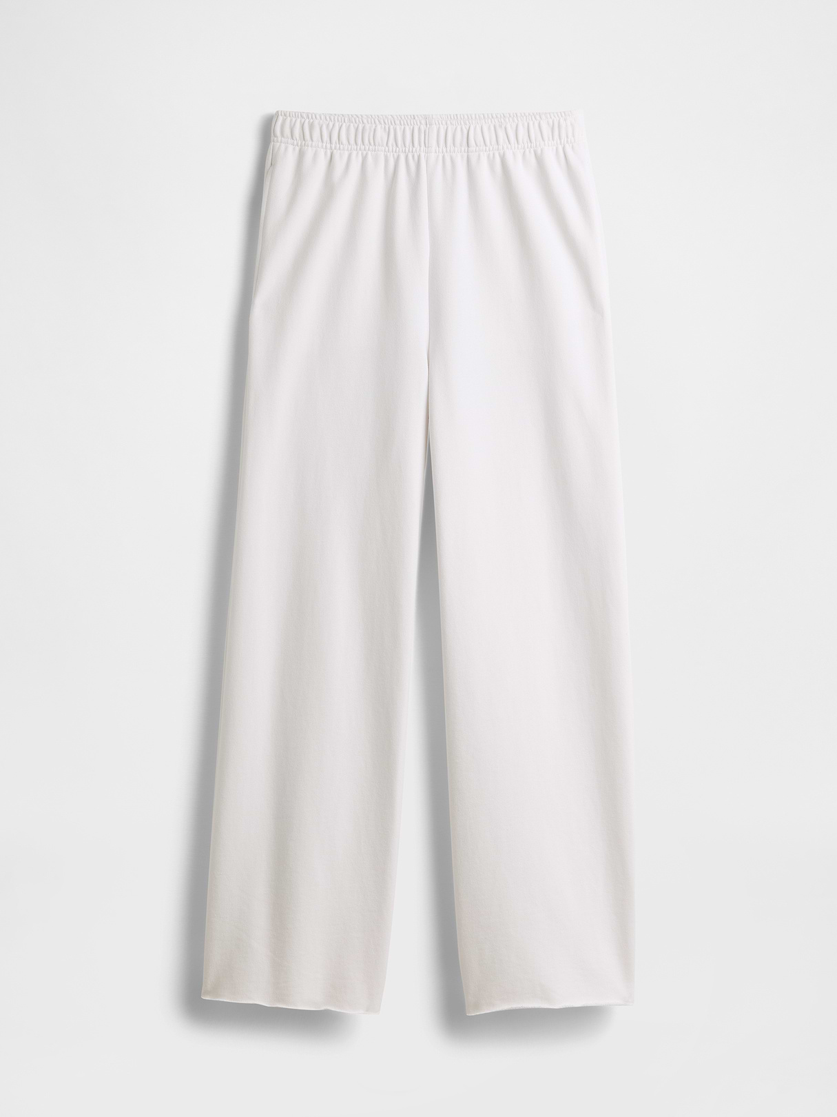 Mid Rise VintageSoft Terry Loose Sweatpants - Fresh white