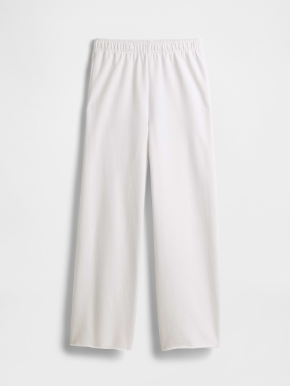 Mid Rise VintageSoft Terry Loose Sweatpants - Fresh white