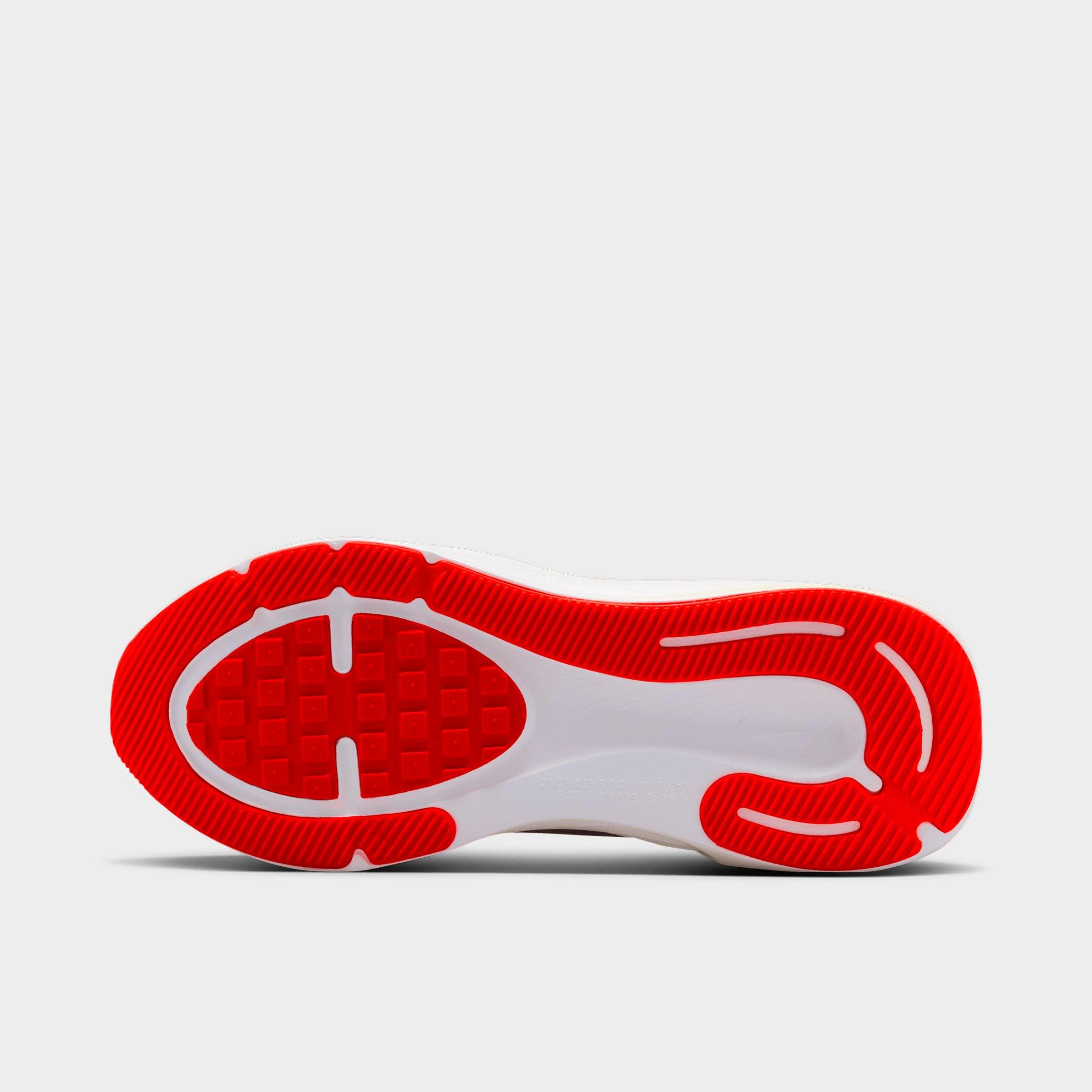 Big Kids' Nithtke Stellar Ride Running Shoes - Black/Medium Ash/Light Crimson/Bright Crimson - Bottom view