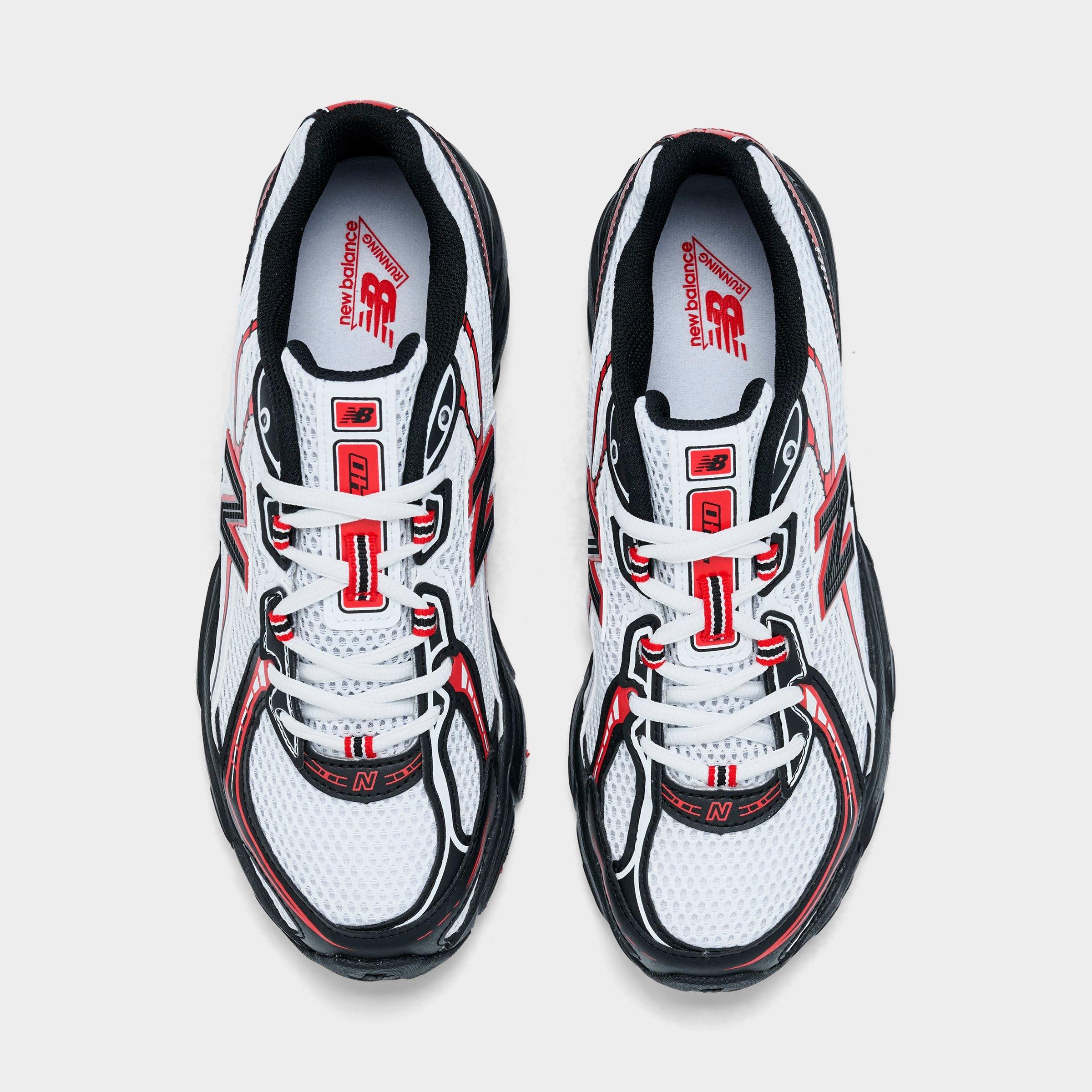 Big Kids' New Balance 740 Casual Shoes - White/Black/Red - view 5
