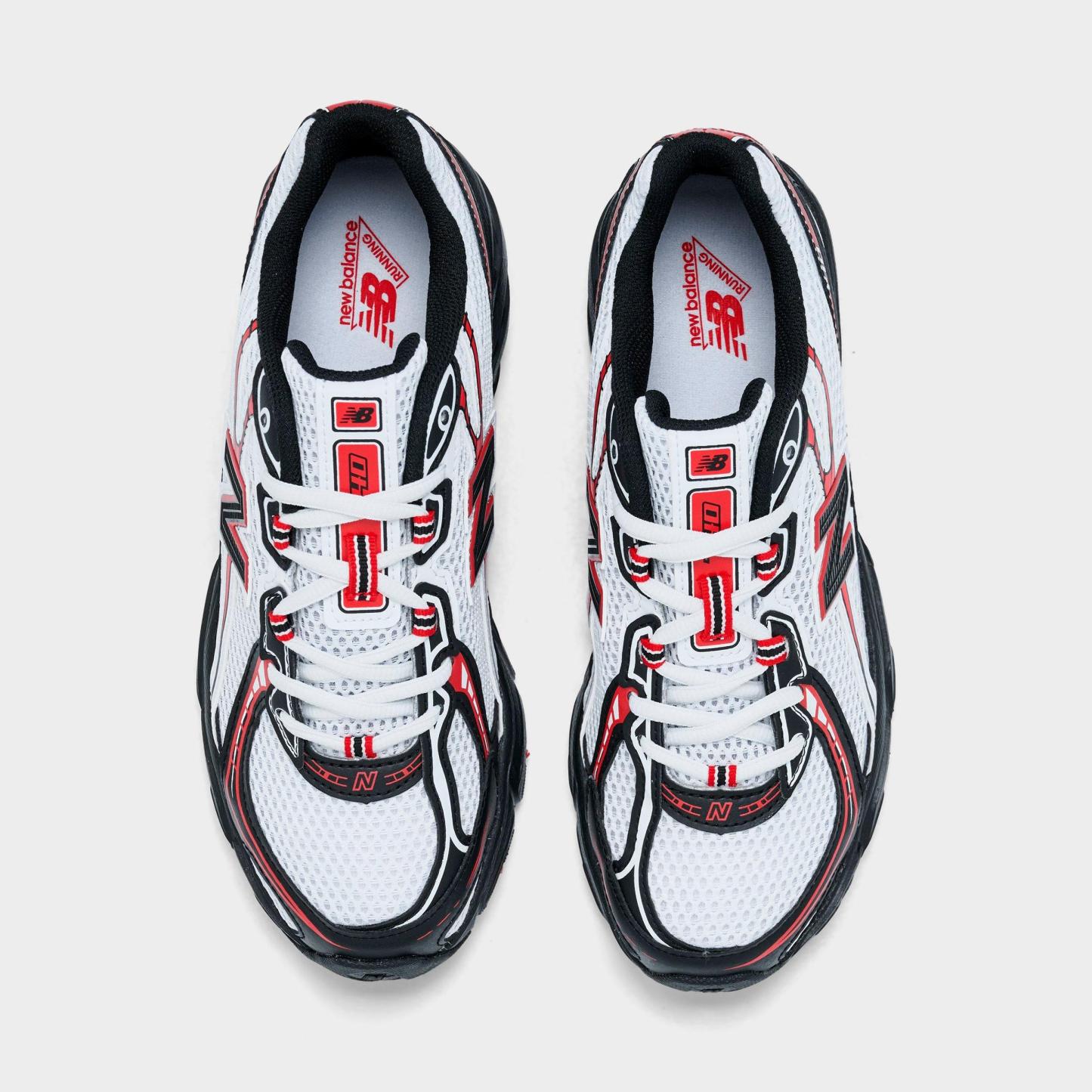 Big Kids' New Balance 740 Casual Shoes - White/Black/Red - view 5