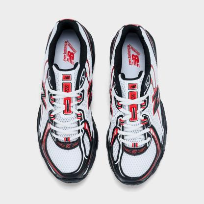 Big Kids' New Balance 740 Casual Shoes - White/Black/Red - view 5