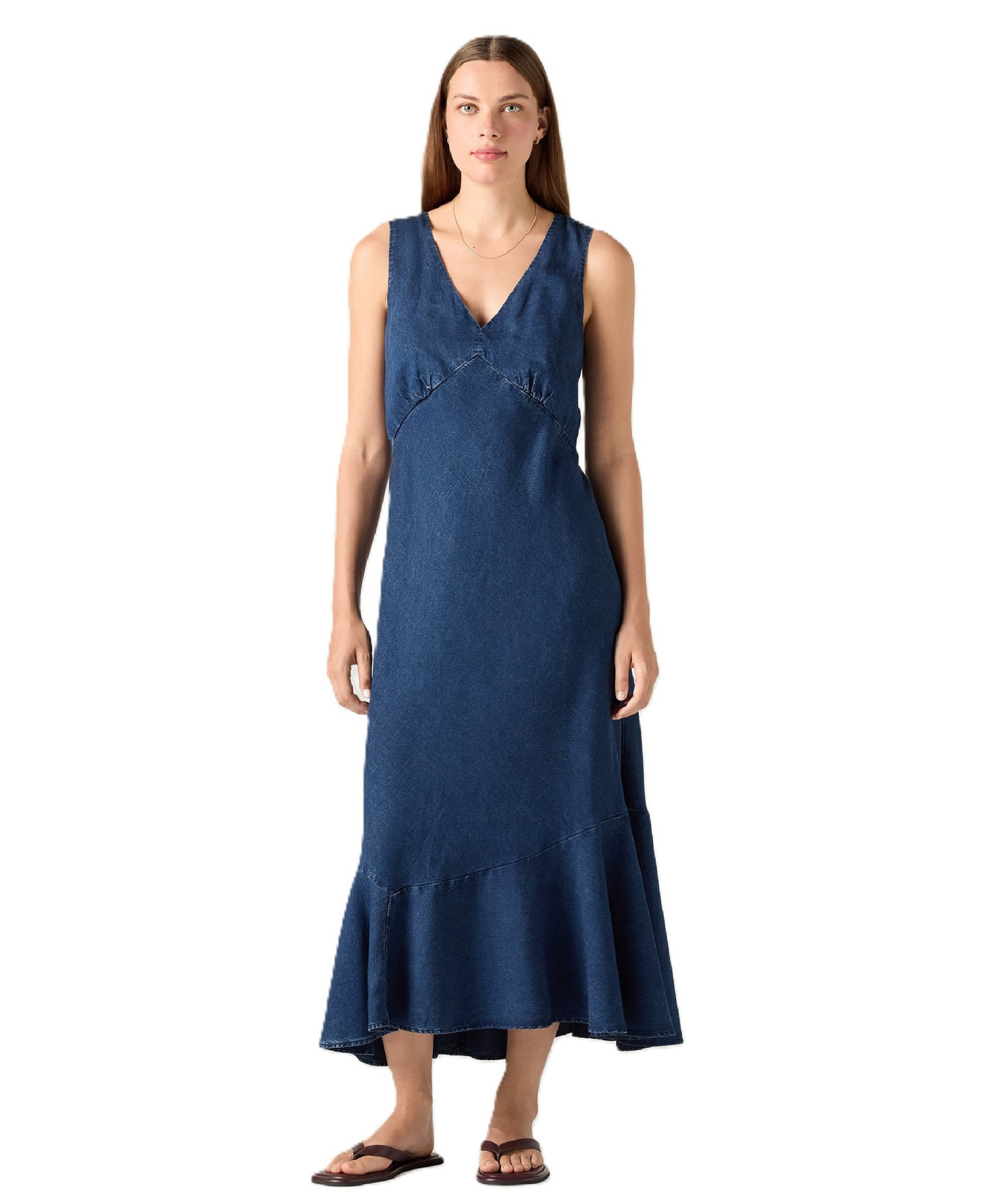 Levi's Premium Women's Brita V-Neck Sleeveless Slip Dress - Dancing Stars