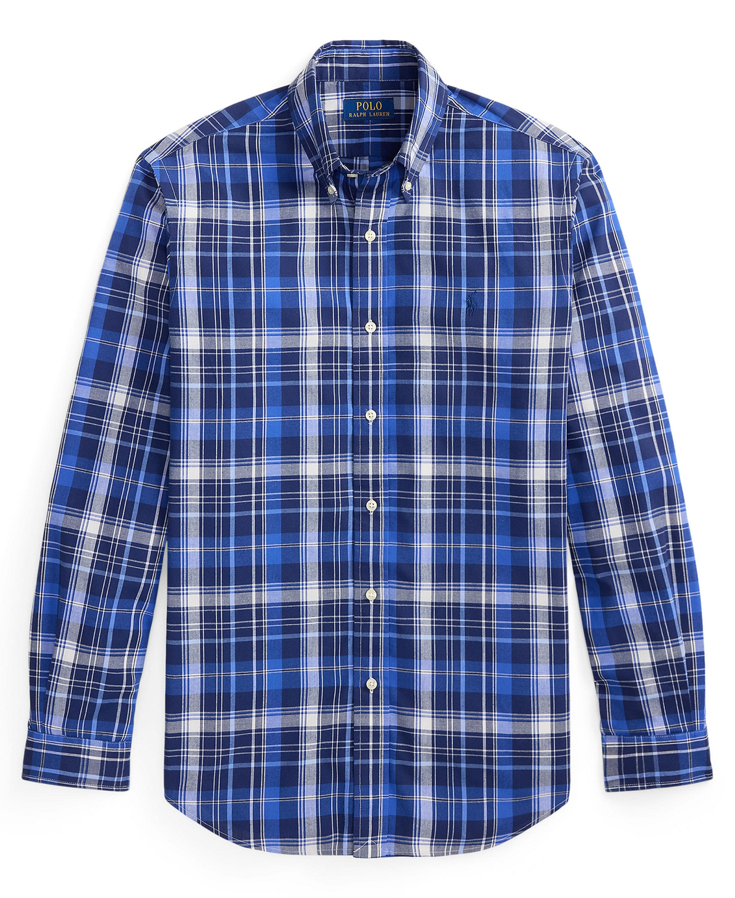 Polo Ralph Lauren Men's Classic-Fit Plaid Performance Shirt - Blue Multi