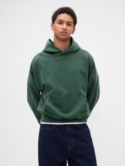 Adult Heavyweight Oversized Hoodie - tropic green