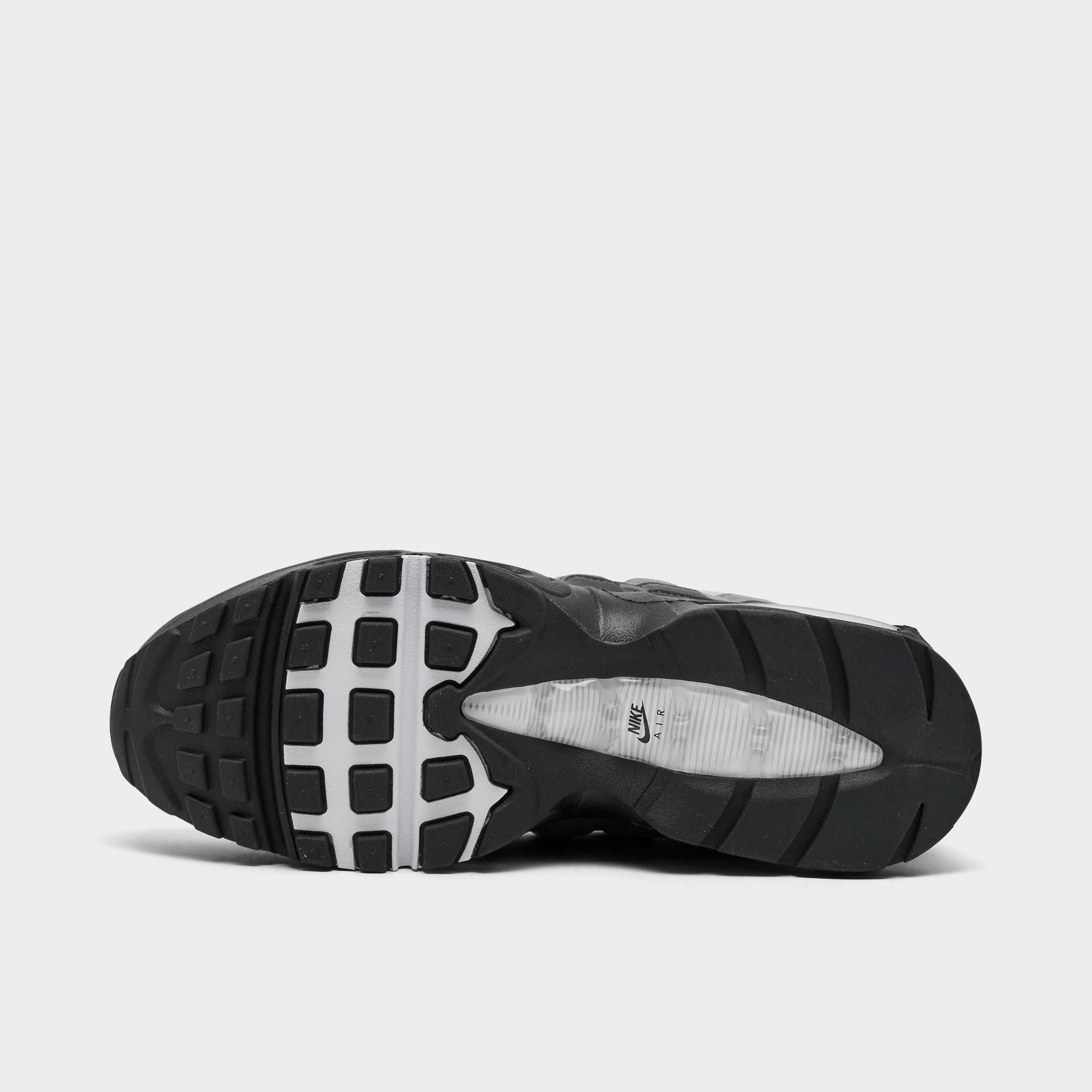 Men's Nithtke Air Max 95 Big Bubble Scorpion Casual Shoes - Part 3 - Black/White/Medium Ash/Dark Pewter/Dust/Granite - Bottom view