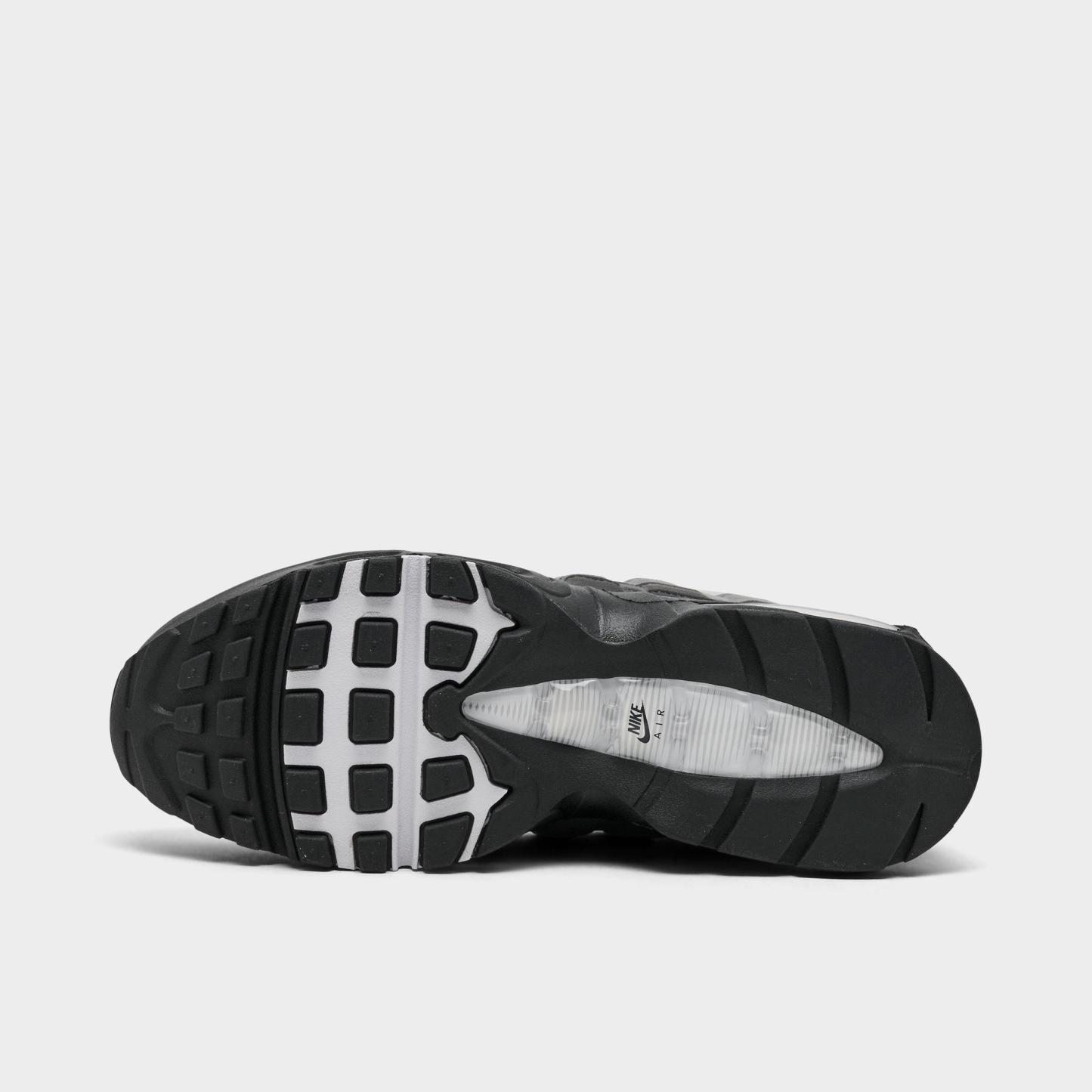 Men's Nithtke Air Max 95 Big Bubble Scorpion Casual Shoes - Part 3 - Black/White/Medium Ash/Dark Pewter/Dust/Granite - Bottom view