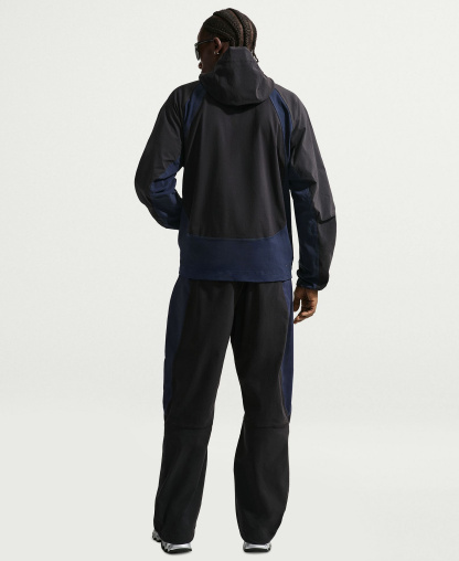 Nike Men's Tech Dri-FIT Full-Zip Windrunner Jacket - Black/Obsidian