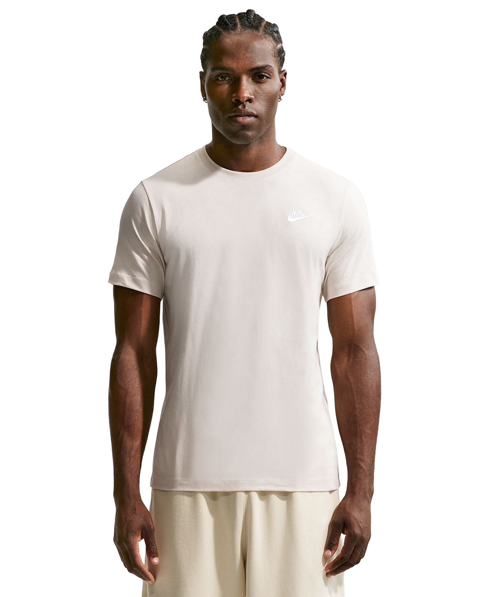Nike Men's Sportswear Club Crewneck T-Shirt - Light Orewood Brown