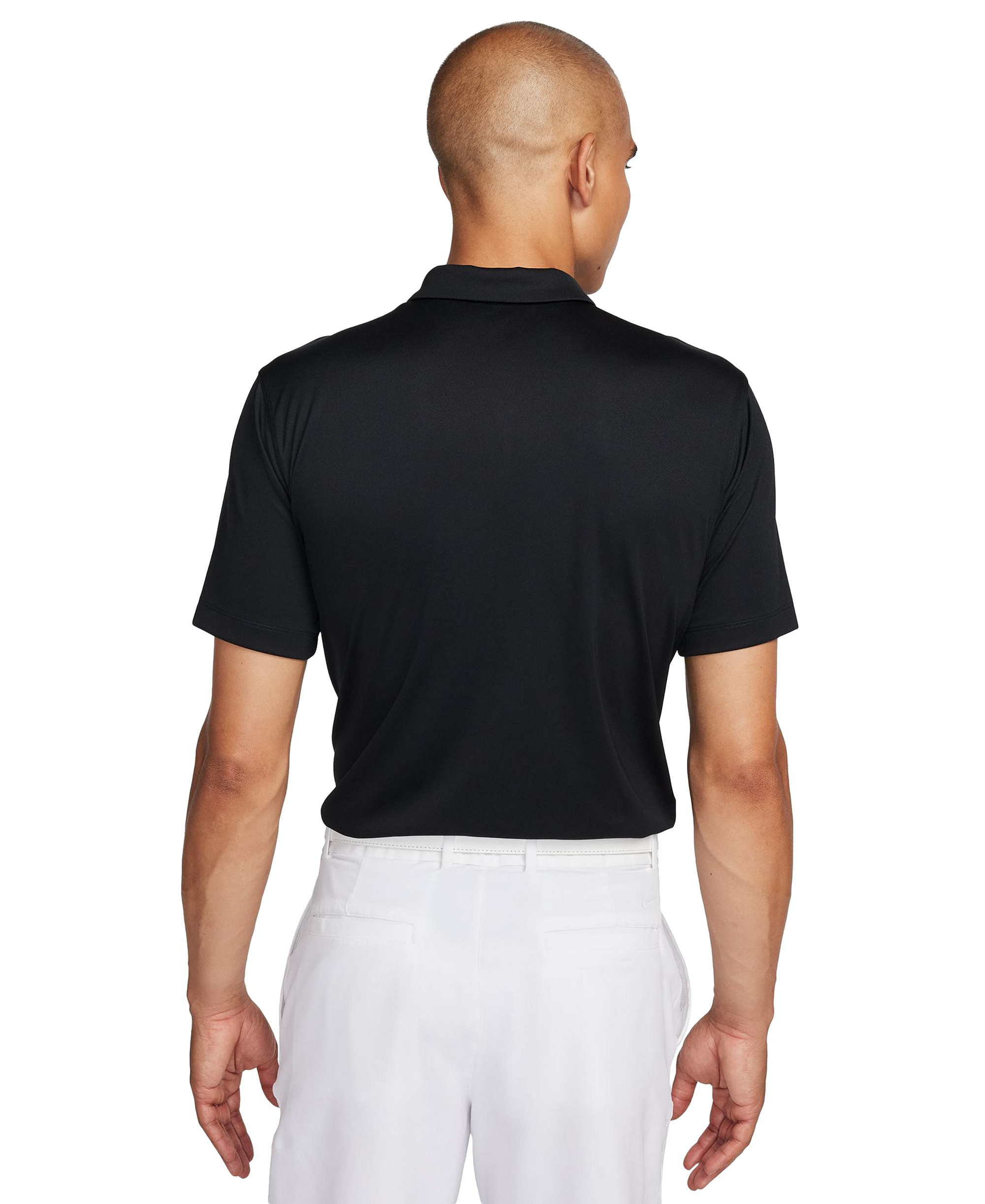 Nike Men's Relaxed-Fit Core Dri-FIT Short-Sleeve Golf Polo Shirt - Black/White