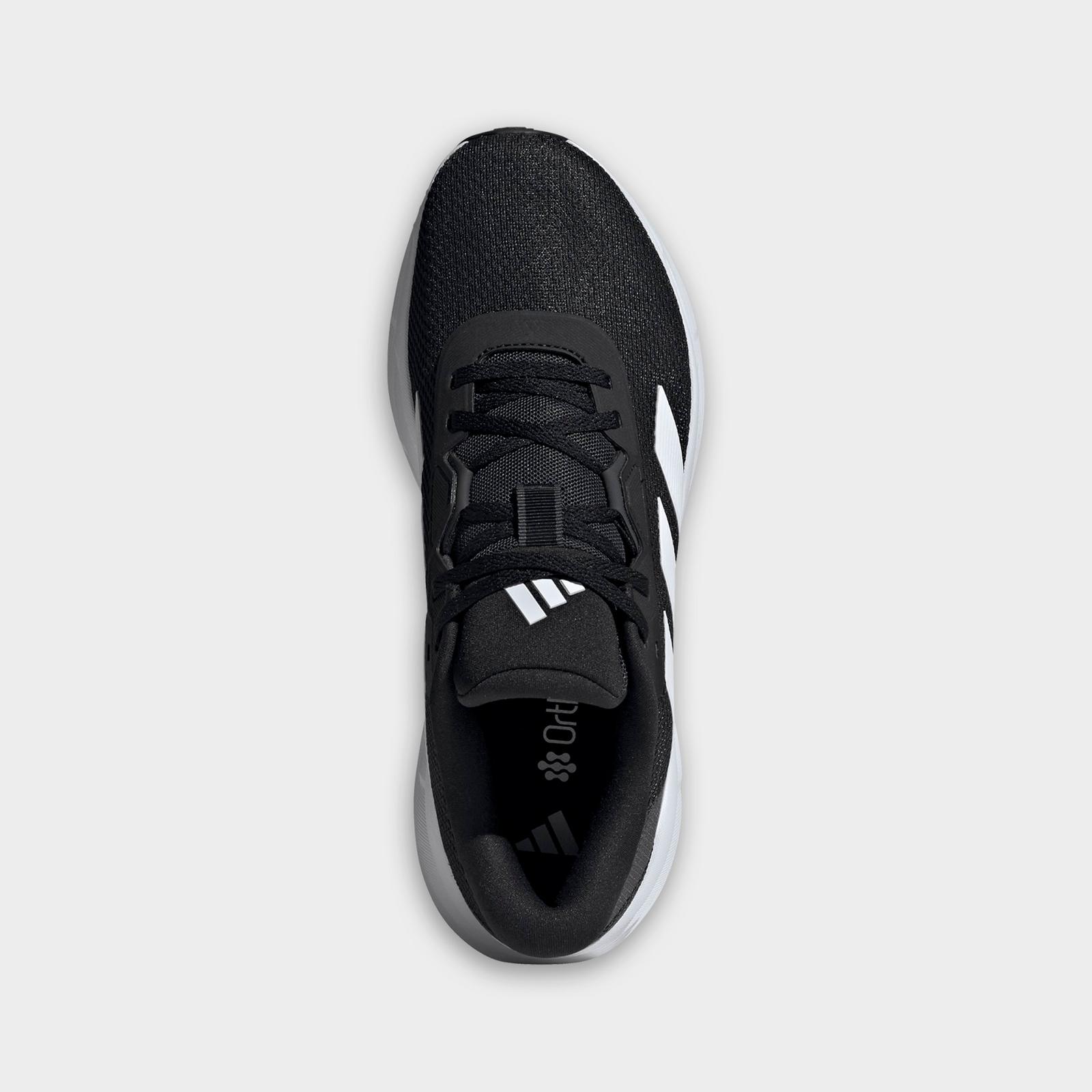 Men's adidas Galaxy 7 Running Shoes - Black/White/Carbon - view 5