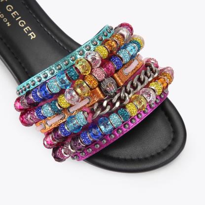 Kurt Geiger London Southbank Beaded Flat - Multi Colored - view 5