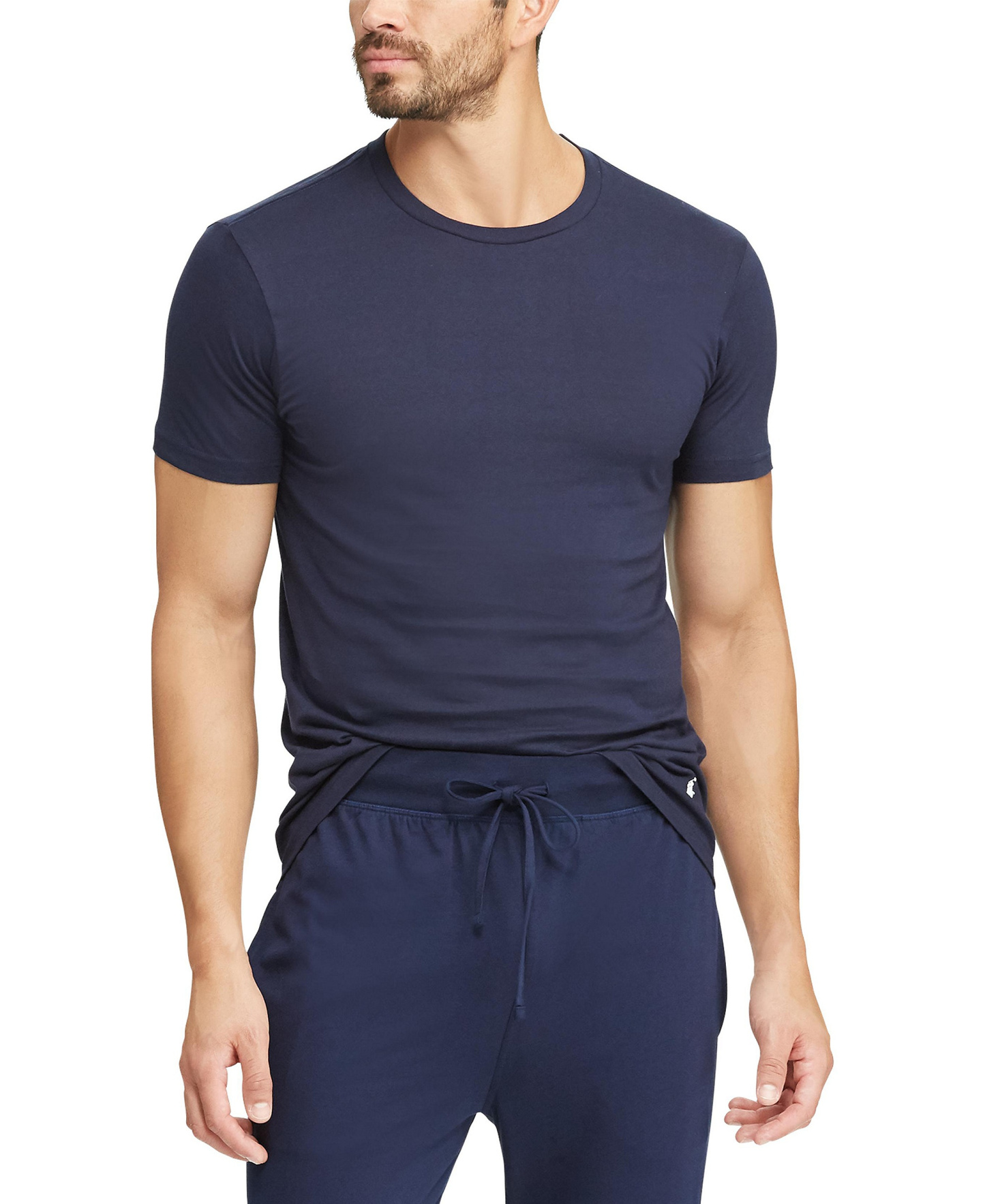 Polo Ralph Lauren Men's 3-Pack Classic Undershirts - Andover / Bali Blue / Cruise Navy