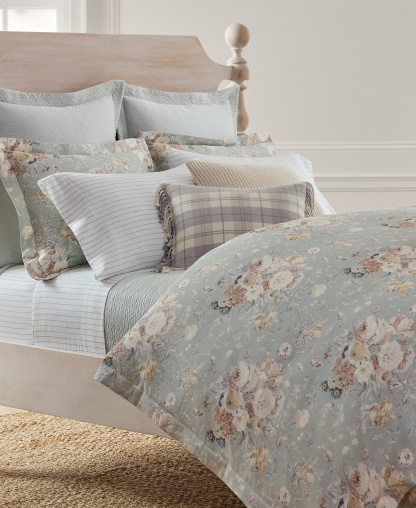 Lauren Ralph Lauren Gwynne Floral 3-Pc. Duvet Cover Set, Full/Queen - Sage