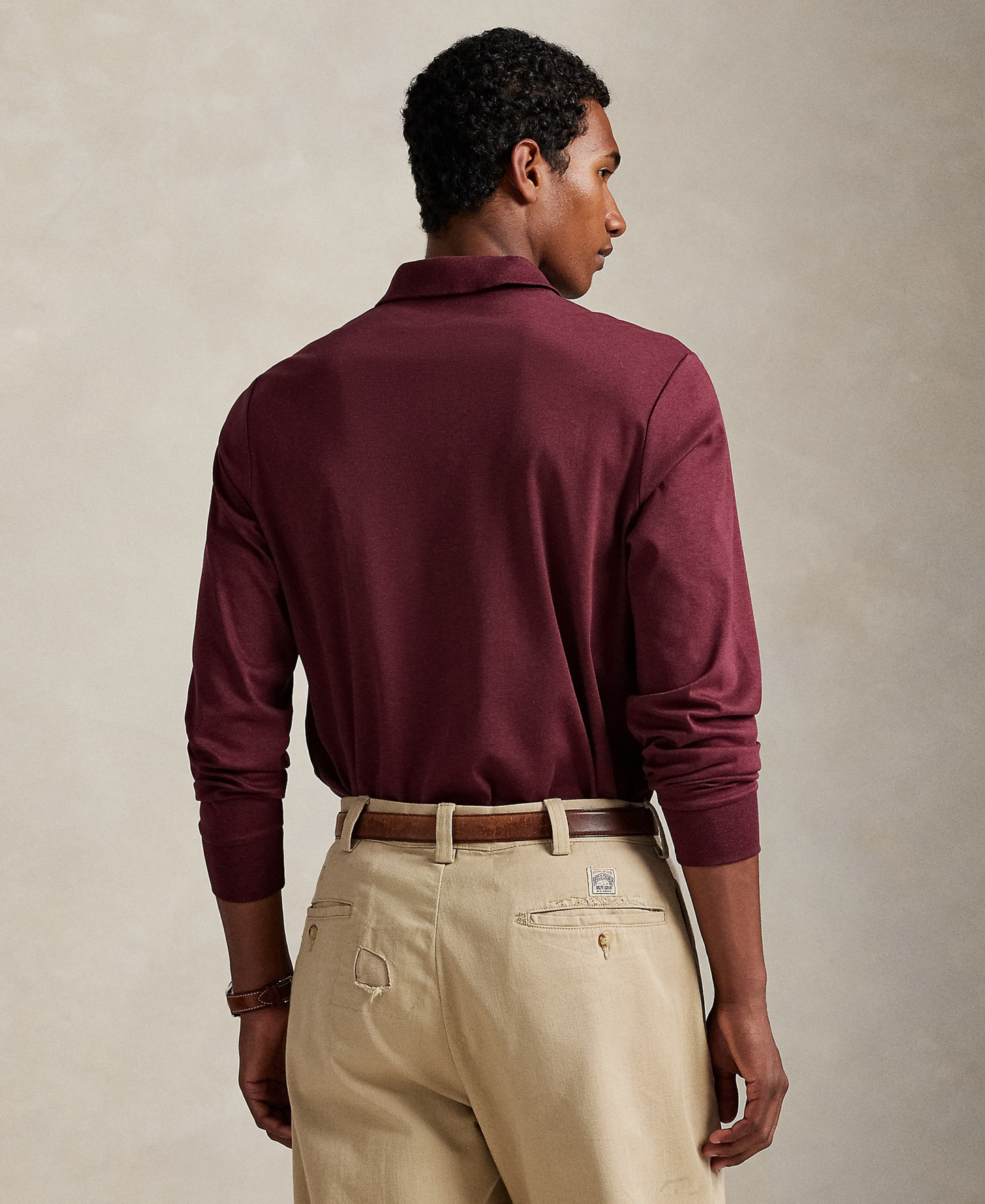 Polo Ralph Lauren Men's Classic-Fit Polo Shirt - Spring Wine Heather