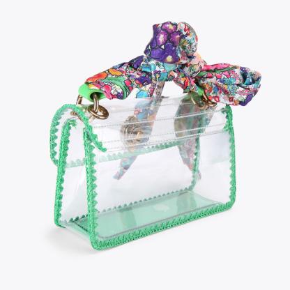 Kurt Geiger London Mini Vinyl Kensington Bag - Green - view 4