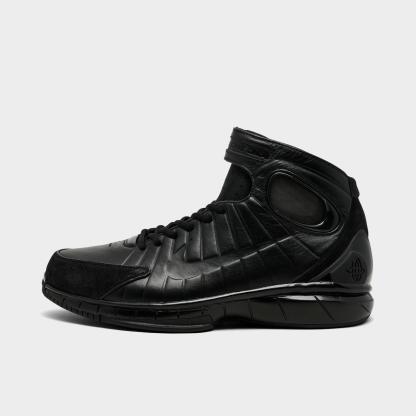 Men's Nike Air Zoom Huarache 2K4 OT Basketball Shoes - Black/Black