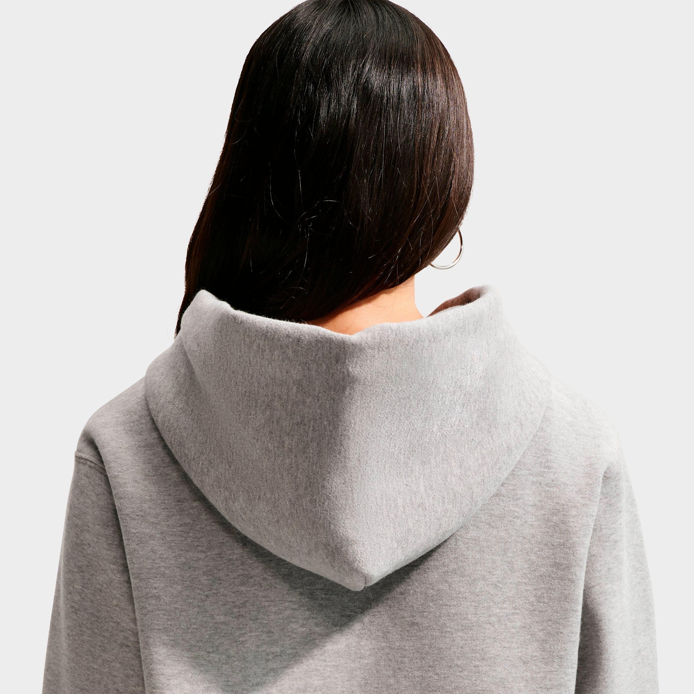 Women's Nithtke Studio Fleece Medium-Weight Pullover Hoodie - Dark Grey Heather/Sail