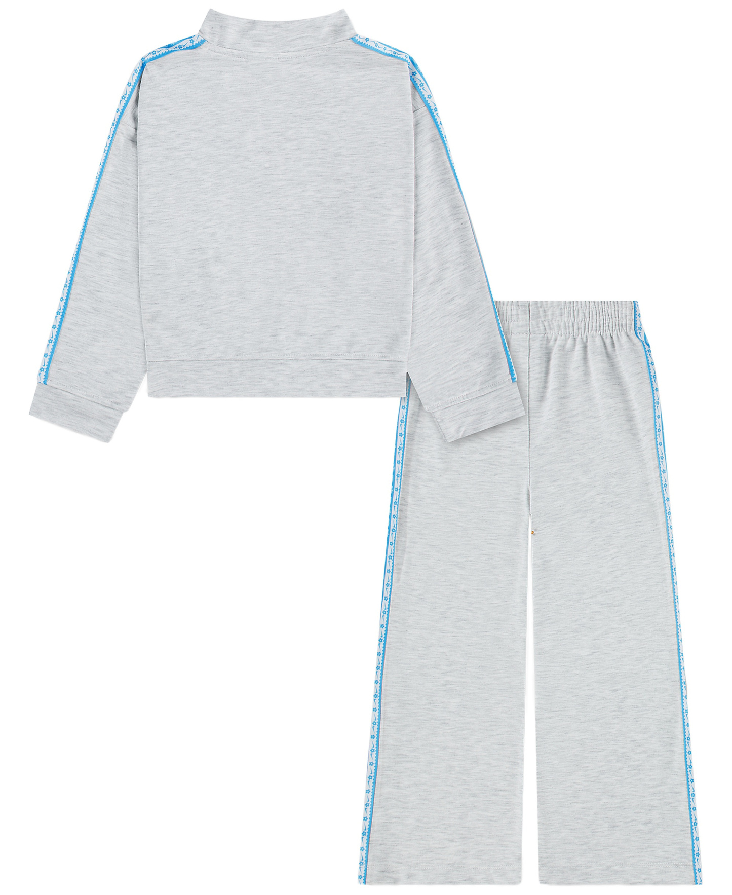 Nike Girls' 4-6X Retro Remix Jacket and Pants, 2-Piece Set - Birch Heather