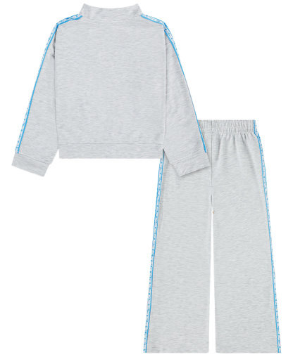 Nike Girls' 4-6X Retro Remix Jacket and Pants, 2-Piece Set - Birch Heather
