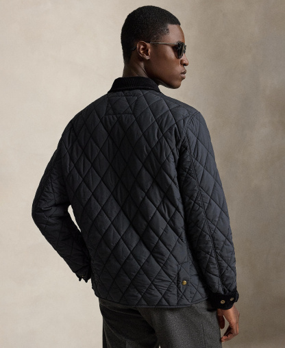 Polo Ralph Lauren Men's Beaton Quilted Water-Repellent Full-Zip Jacket - Polo Black