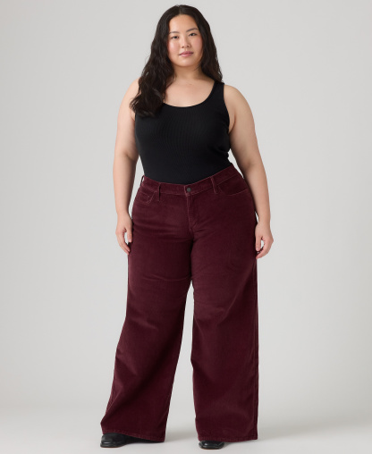 Levi's Women's 318 Shaping Stellar-Stretch Wide-Leg Jeans - Sassafras