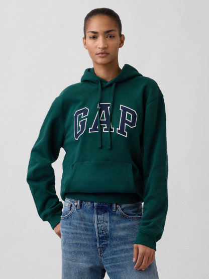 Adult VintageSoft Arch Logo Hoodie - TROPIC GREEN