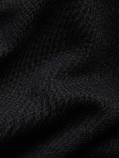 VintageSoft Oversized Half-Zip Wedge Pullover - Black