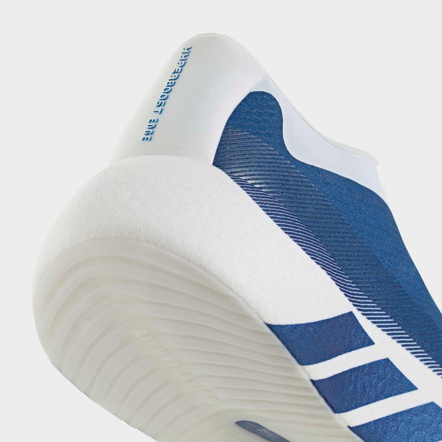 Men's adidas Hyperboost Edge Running Shoes - Cloud White/Equipment Blue/Zero Metallic - view 3